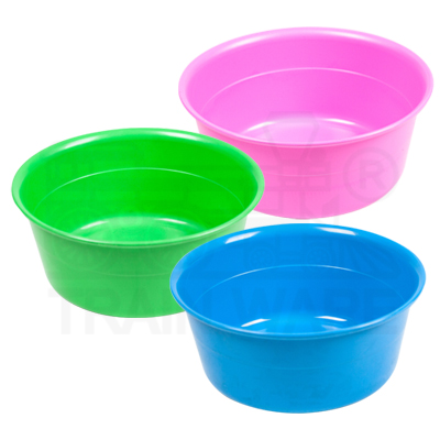 สินค้าร้าน20บาท ขายกะละมังพลาสติก 3 ลิตร ยกโหล ราคาโรงงาน คละสีชมพู ฟ้า เขียว กรุงเทพ พระราม2, ขายส่ง กะละมังพลาสติก 24ซม. สูง10ซม. ราคาถูก, รับสกรีนโลโก้ของที่ระลึก ของชำร่วย บนกะละมังพลาสติก สามารถเลือกสีได้