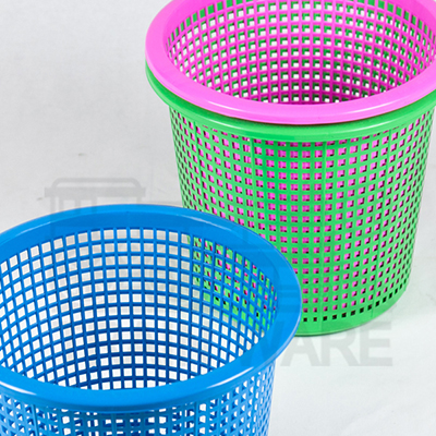 ขายส่ง ตะกร้าทรงกลมขนาดเล็ก 27cm. คละสี ราคาถูก, ร้านขายส่งตะกร้าขยะพลาสติก พระราม2 กทม. บางขุนเทียน