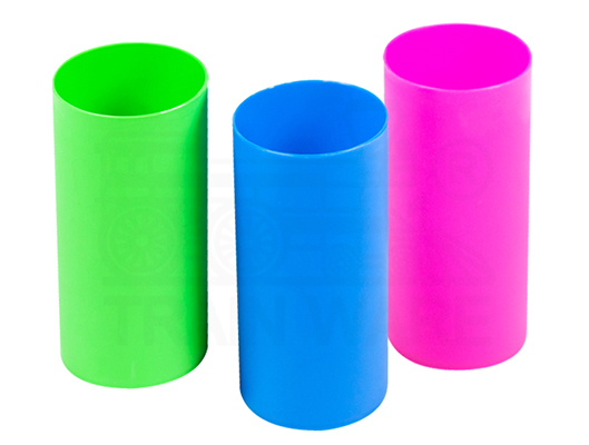 OEM manufacturer and Wholesaler for 480mL Blue, Green, Pink Cylindrical Plastic Cup 7cm Height14cm in Thailand