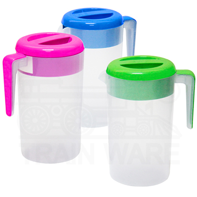 โรงงานขายส่ง เหยือกน้ำพลาสติกทนความร้อน สีใส 2.5ลิตร (2500ml) ยกโหล ราคาถูก, เหยือกพลาสติก 2 ลิตร, รับสกรีนโลโก้เหยือกน้ำพลาสติก