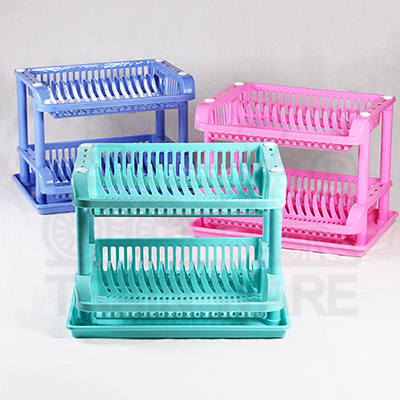 ขายส่งและรับผลิตชั้นพลาสติกตากจาน 2 ชั้น พร้อมถาดรองน้ำ, ขายส่งชั้นคว่ำจาน